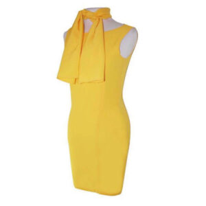 Vestido Amarillo Ejecutivo Dama - CIRTEXTILES